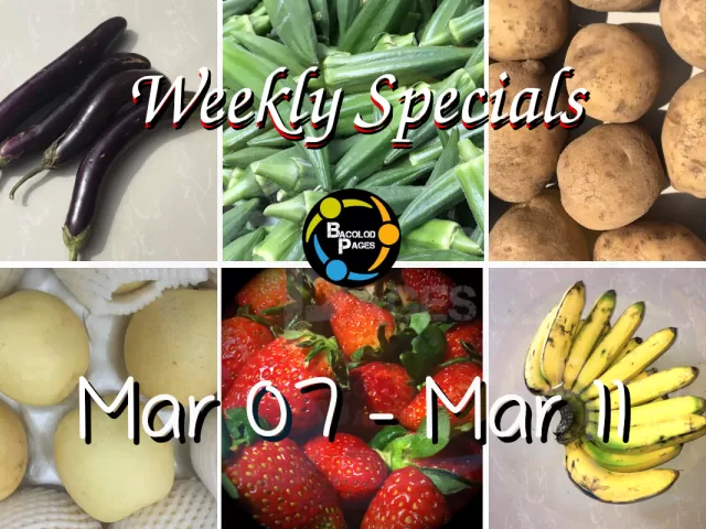 Bacolod Pages Fruits and Vegetables - Weekly Specials Mar 07 - Mar 11