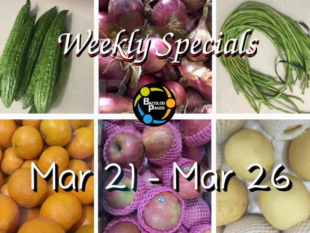 Bacolod Pages Fruits and Vegetables Weekly Specials Mar 21 - Mar 26