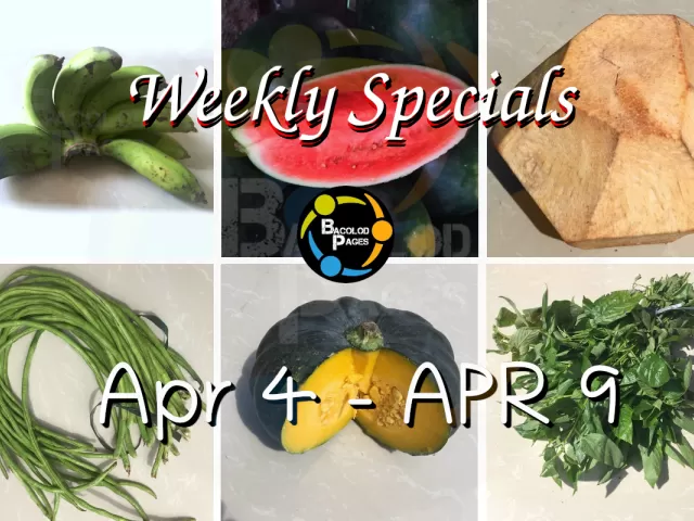 Bacolod pages Fruits and Vegetables - Weekly Specials Apr 4 - Apr 9